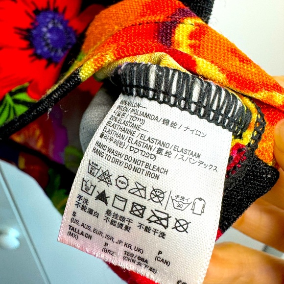 American Apparel x Cali Sun & Fun Floral Bardot Bodycon Dress. - Picture 4 of 4